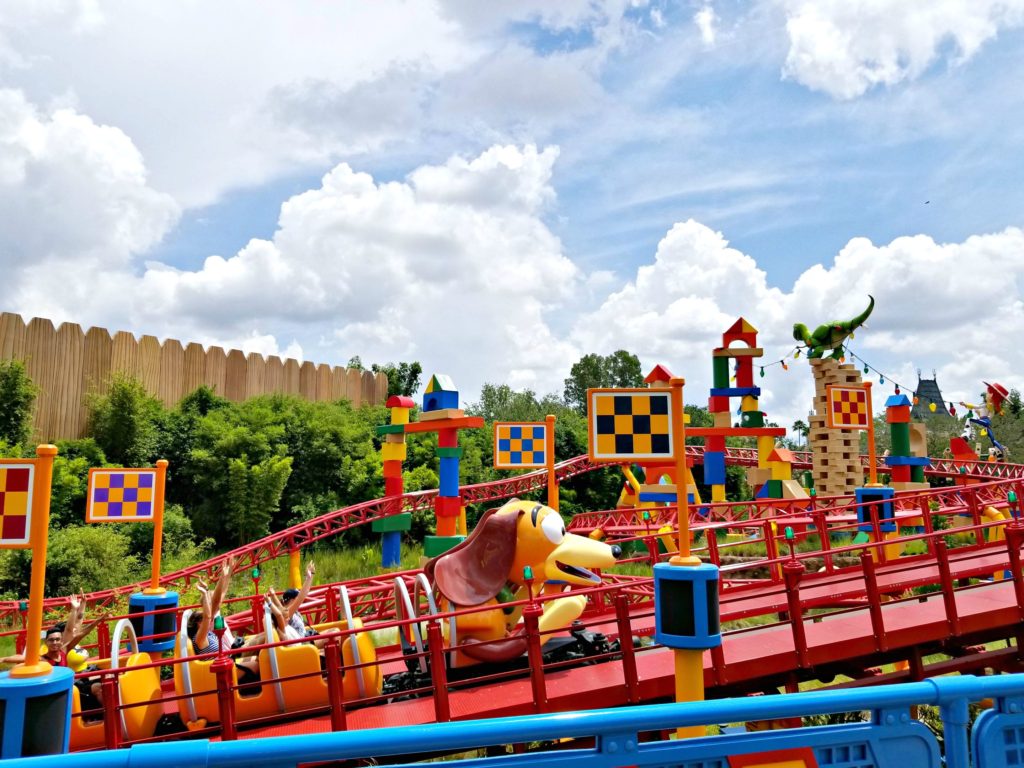 Slinky Dog Dash Roller Coaster at Toy Story Land