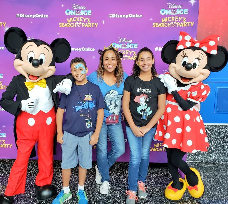 Kids and I with Mickey and Minnie at Disney On Ice Mickey’s Search ...