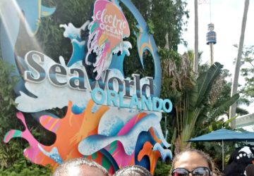 Family at SeaWorld Orlando