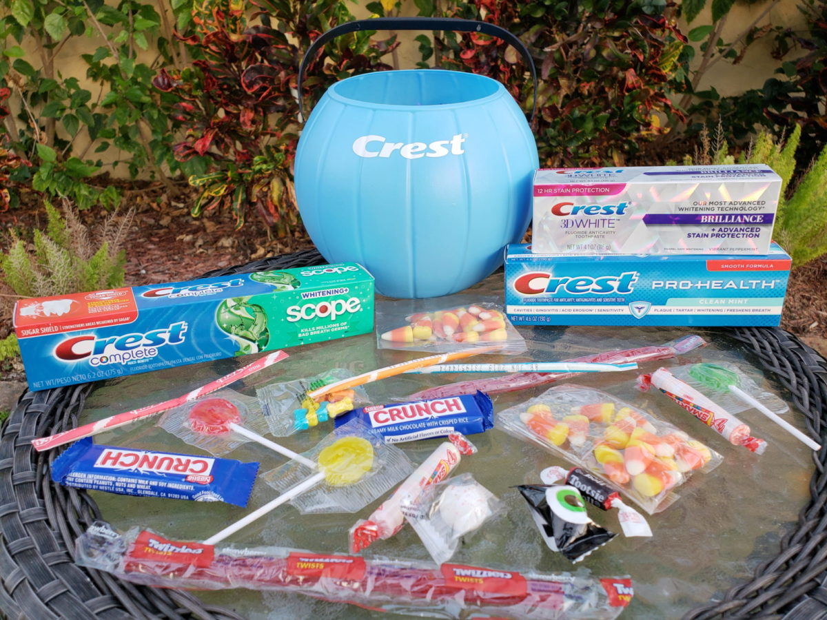 Crest Pumpkin, Crest Toothpaste and Halloween Candy Funtastic Life