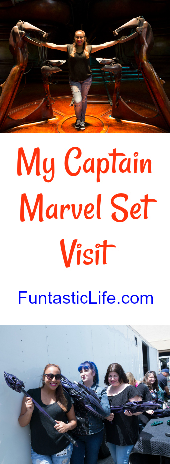 Captain Marvel Set Visit