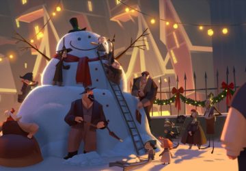 Snowman in Klaus film