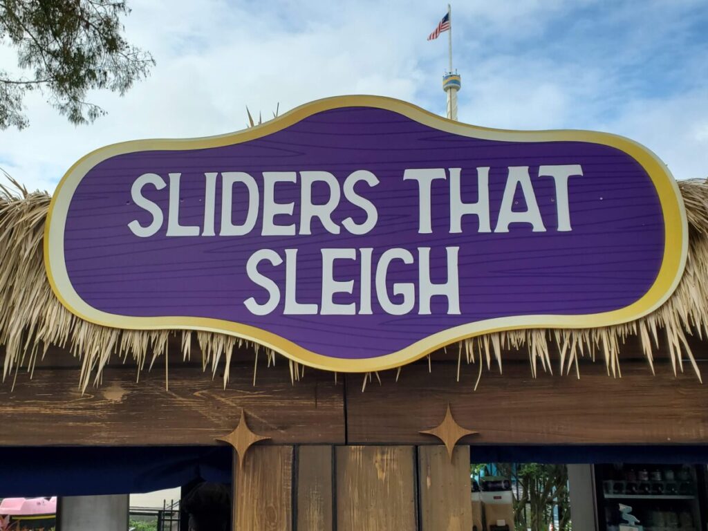 Food Sign at SeaWorld