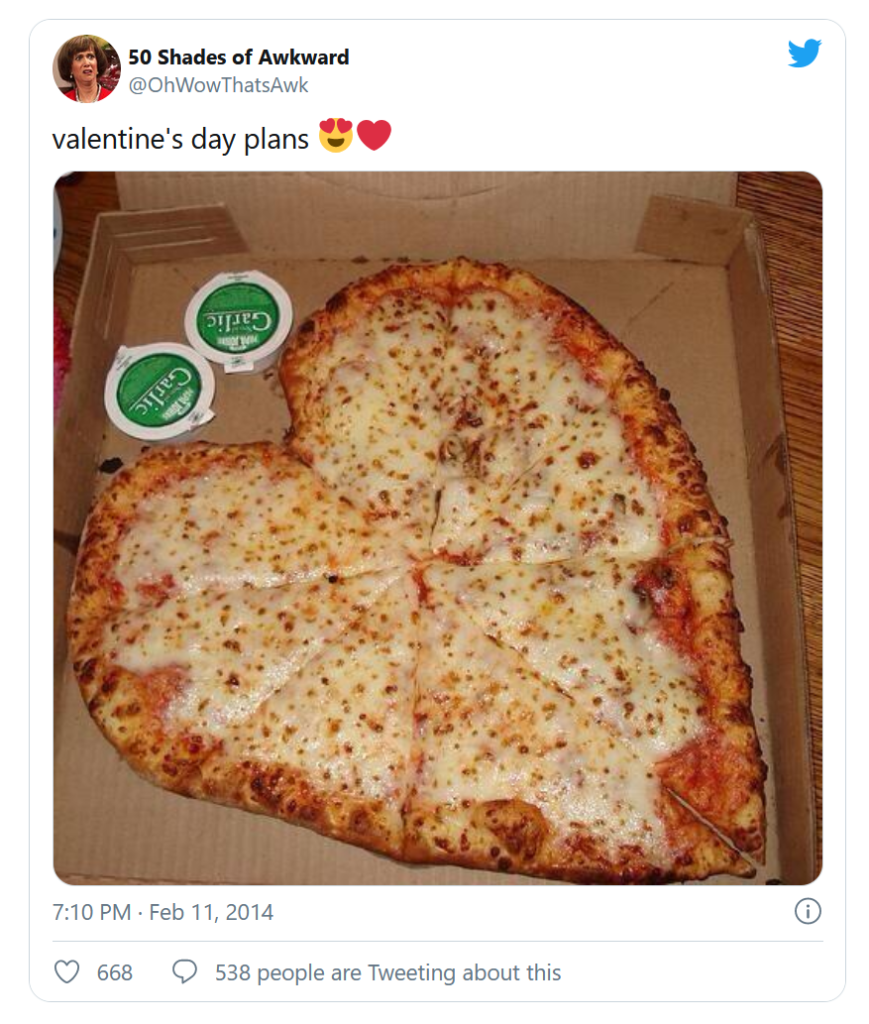 pizza Valentine's Day Meme