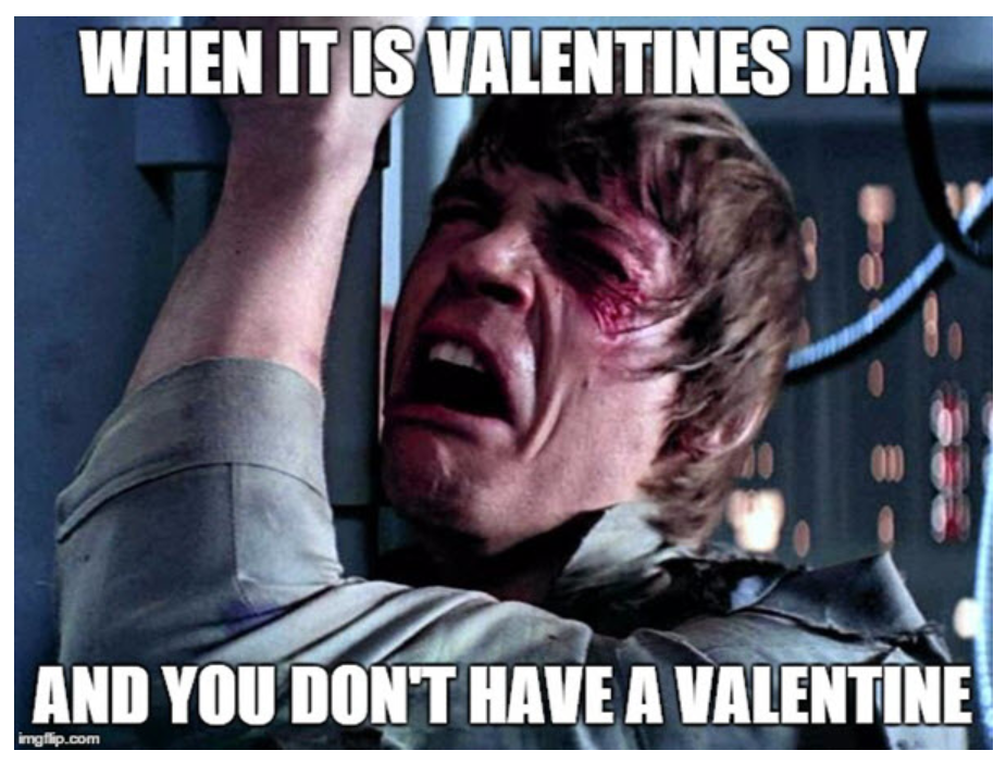 star wars Valentine's Day Meme