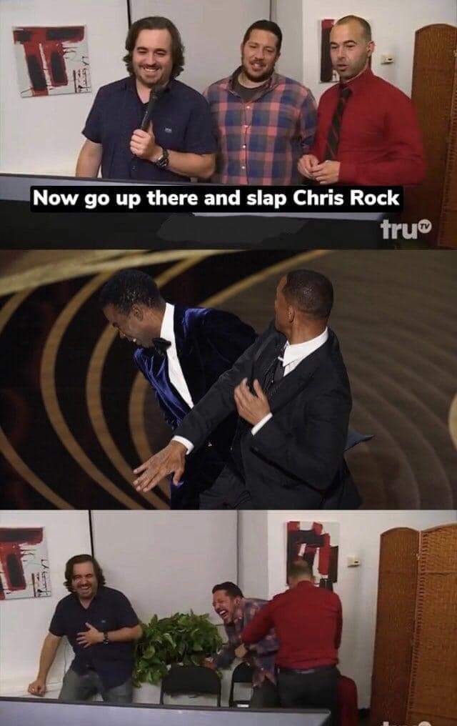 Collection of Will Smith Slapping Chris Rock Memes - Funtastic Life