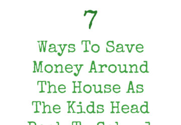 Save Money Around The House