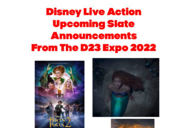 Disney Live Action Upcoming Slate