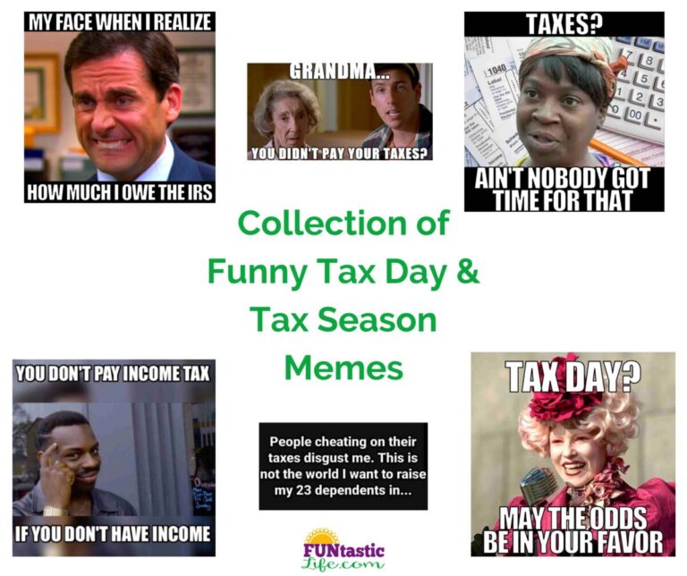 Collection of Over 55 Funny Tax Day and Tax Season Memes - Funtastic Life